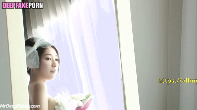 Naughty bride 林志玲 Lin Chi-ling cheats on her wedding day 真假的/real fake