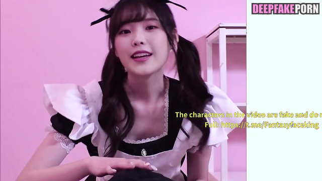 Housemaid's lips make you cum hot & fast (IU pov face swap) 아이유 섹스 테이프