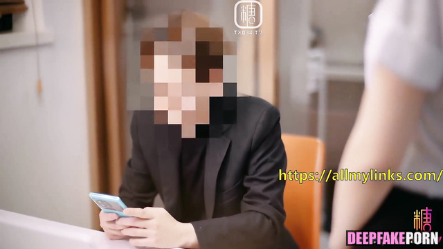 Hot date with new slutty secretary 迪丽热巴 迪力木拉提 性爱录像带 fake Dilireba