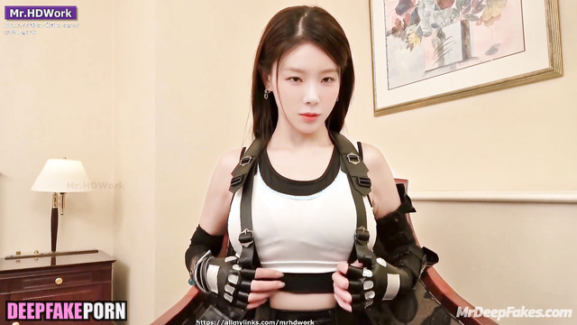 This whore is expensive and for good reason, Taeyeon face swap 少女時代 人工知能