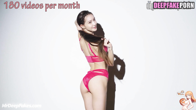 Schoolgirl came to an intimate photo session - Yoona (少女時代 人工知能) A.I.