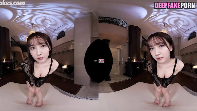 Fake Riho Yoshioka (吉岡里帆 有名人のセックス) showed you her sexy dress