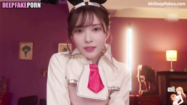 Her favorite sport is dick jumping / Minju hot fake porn / アイズワン セレブのセックス