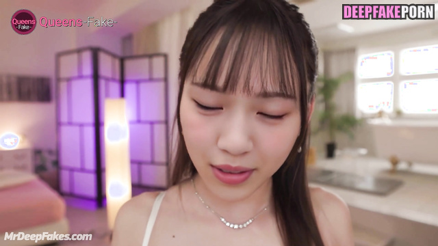 She finally got cum in her mouth - Nanase Nishino (西野七瀬 乃木坂46) real fake