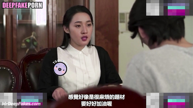 Passionate sex in the shower stream with Moon Lee (李沐 性爱场面) face swap