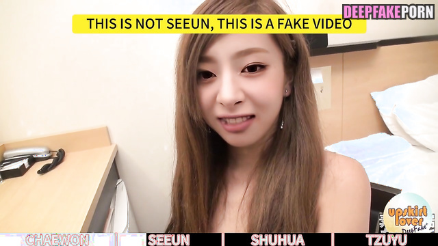 アイズワン トゥワイス girls having fun, Chaewon & Seeun & Shuhua & Tzuyu ai フェイクポルノ