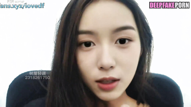 Couple playing with small and cute sex toy / Zhou Ye (周也 智能换脸) face swap