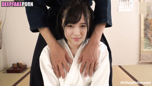 Mature man teaching her adult love / 広瀬すず 偽の有名人のポルノ Suzu Hirose face swap