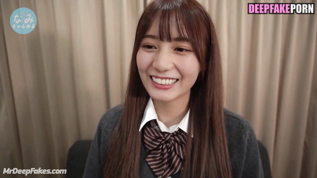 (小坂 菜緒 日向坂46) modest japanese schoolgirl trying adult love, ai Nao Kosaka