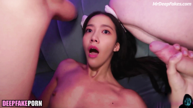 少女時代 偽の有名人のポルノ dissolute slut Yoona serving more than five men now, A.I.