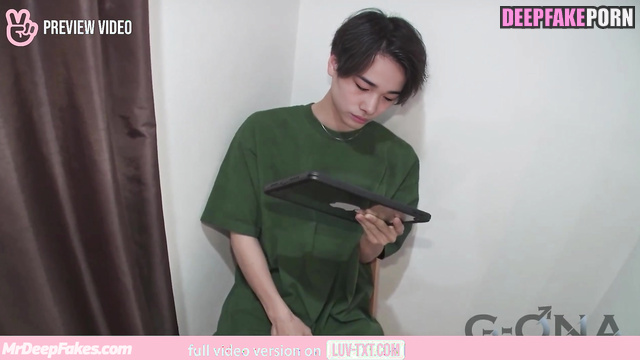 Sexy idol エンハイフン Ni-ki jerks off on porn セクシーアイドル ENHYPEN 西村 力