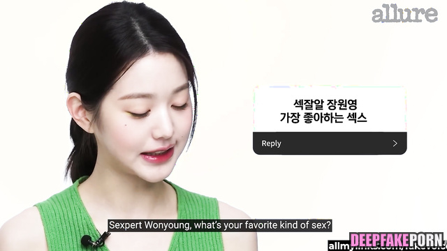 アイヴ ディープフェイク エロ housemaid relaxing with two cocks - Wonyoung real fake