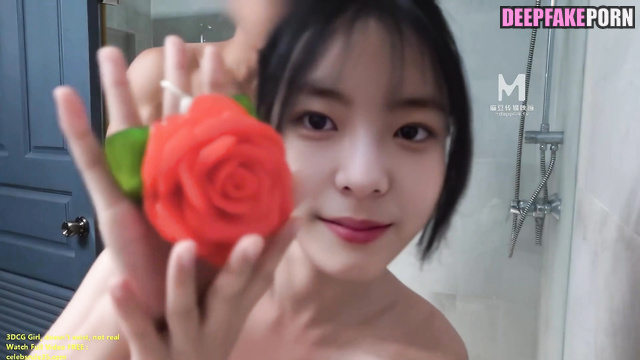 He washed her and fucked her at the same time, Lia (리아 있지) fake erotic