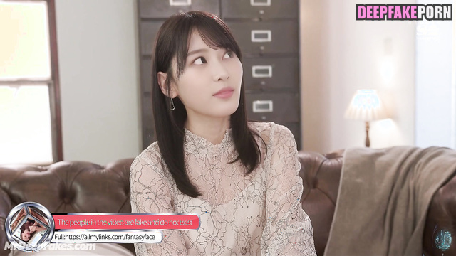 アイズワン ディープフェイク fake Minju enjoying touches her tender lover