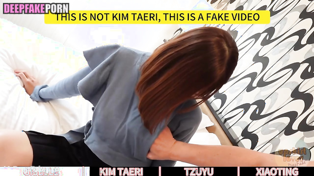 トゥワイス ディープフェイク girls and first cunni - Giselle, Kim Tae-ri, Tzuyu A.I.