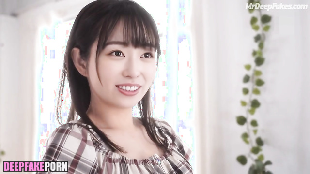 Fan is going to fuck her, fake Haruka Fukuhara (福原遥 インターネットの有名人)