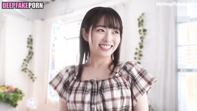 Fan is going to fuck her, fake Haruka Fukuhara (福原遥 インターネットの有名人)