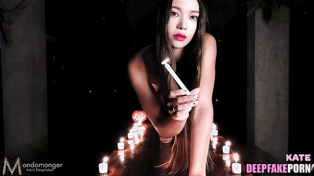 카리나 딥페이크 fake Karina Aespa enjoying sex in Halloween suit [PREMIUM]