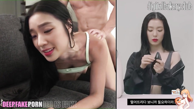 Interracial sex tapes with moaning and horny Irene (아이린 레드벨벳) face swap