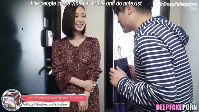Boyfriend presented her cute sex toy / Yuri SNSD face swap 少女時代 ディープフェイク