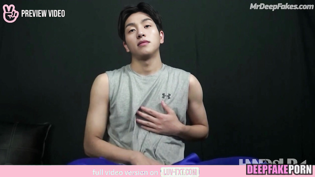 Sporty 상연 Sangyeon relaxes after the training 더보이즈 THE BOYZ 딥페이크 deepfake