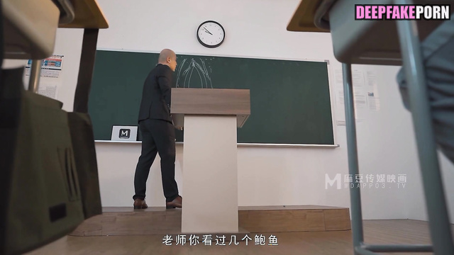 Dirty gangbang with teacher in the classroom - Li Xiaolu (李小璐 智能换脸) ai [PREMIUM]