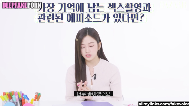 Exclusive video from private party of Yujin (threesome sex) アイヴ IVE ディープフェイク deepfake