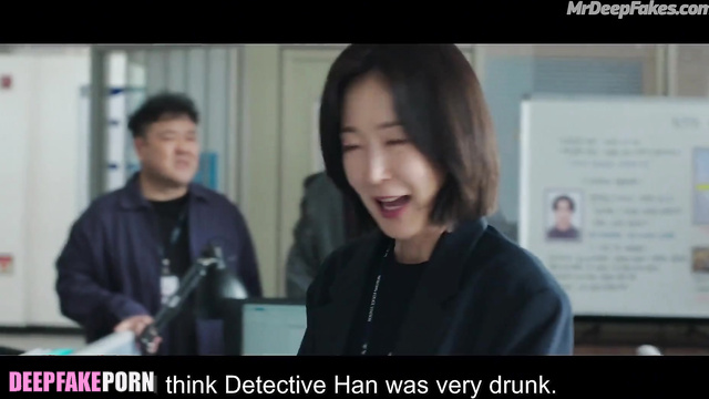 Brunette smiling during fuck with you - Park Shin-hye (박신혜 가짜 포르노) A.I.