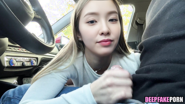 Blowjob in the car instead of coffee - Irene (아이린 레드벨벳) face swap [PREMIUM]