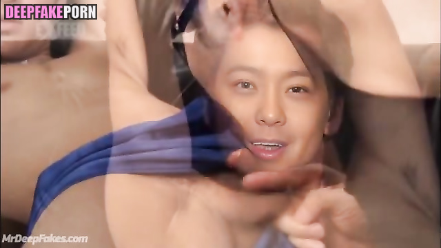 Boyfriend fucked his with a dildo - Jimmy Lin (林志穎 智能换脸) gay face swap