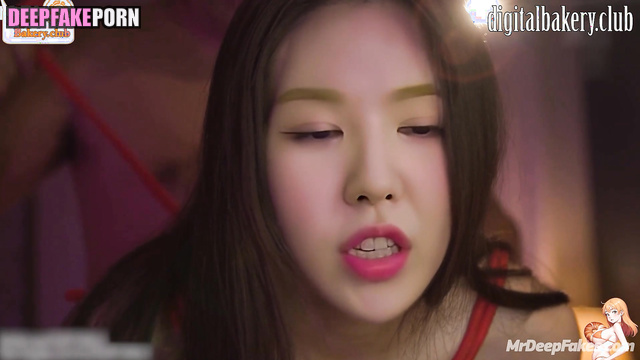 Horny Wendy (웬디 레드벨벳) and her rich boss, bondage ai scenes