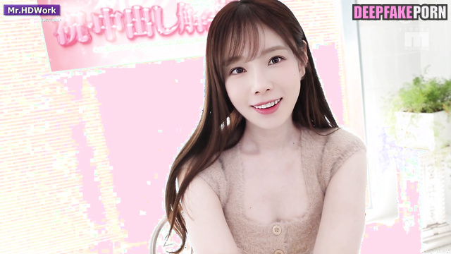 Skinny Taeyeon 少女時代 フェイクポルノ enjoying her nice sex feelings, A.I.
