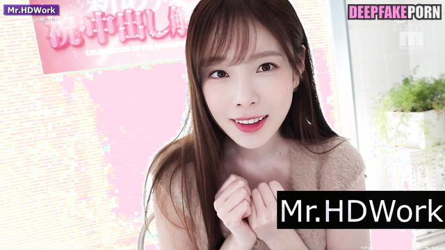 Skinny Taeyeon 少女時代 フェイクポルノ enjoying her nice sex feelings, A.I.