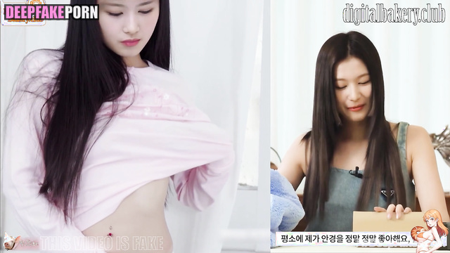 She said that white men are good in bed, Sana face swap / トゥワイス セックスシーン