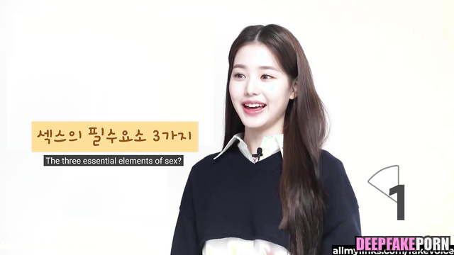 アイヴ 有名人のセックス someone leaked her sex tapes and she got upset, ai Wonyoung