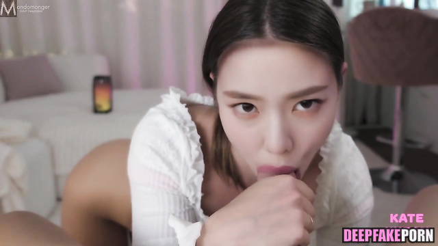 Beauty naughty girl Irene 아이린 레드벨벳 licking sweaty knees her fucker, ai [PREMIUM]