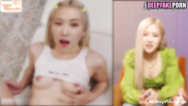 Pretty blonde and her bright sex adventure, look now 로제 블랙핑크 Rose A.I.