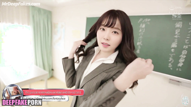 Irene 아이린 becomes very naughty teacher to her student Red Velvet 레드벨벳 fake porn 가짜 포르노