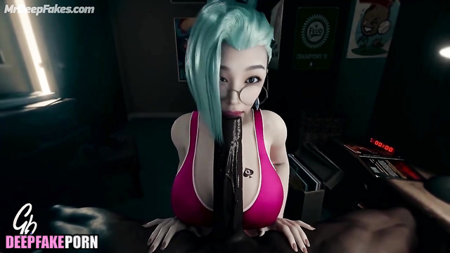 Busty Hyoon in 3D animation gets fucked like a slut fake porn