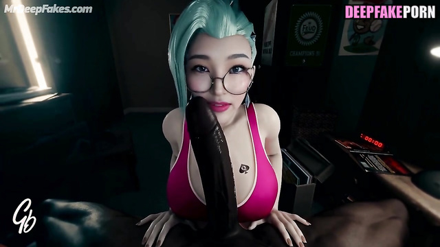 Busty Hyoon in 3D animation gets fucked like a slut fake porn