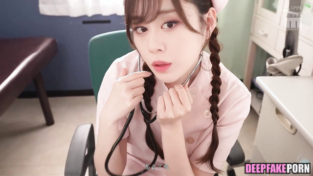 Horny nurse wanna play with her patient with a dildo / Jiyeon (지연 티아라) ai
