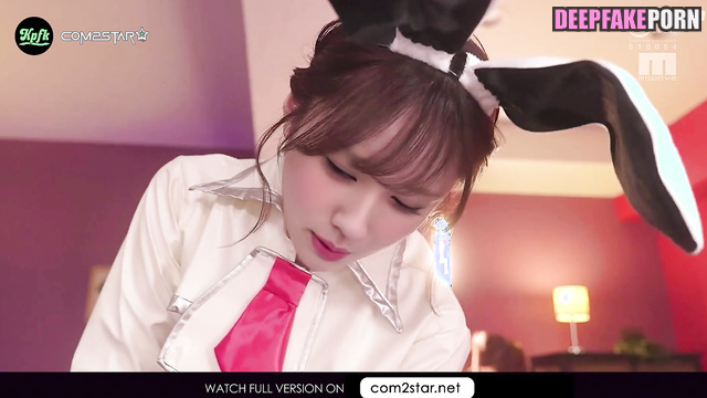 Sexy bunny touching your body - Miyeon (G)I-DLE face swap / 조미연 가짜 포르노