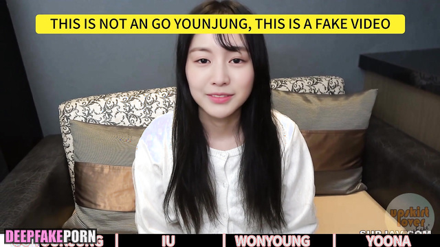 Babes fucked hotly, fake Go Youn-Jung, IU, Wonyoung, Yoona 少女時代 ディープフェイク
