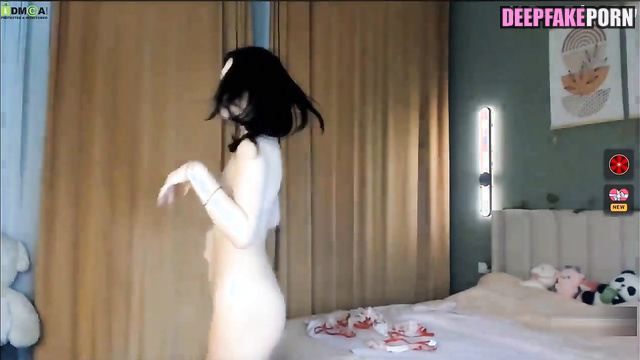 Pretty Winter (윈터 에스파) dancing for you with a sex toy inside - real fake