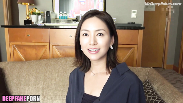 She knew how her visit to him would end, fake Haruka Igawa (井川 遥 フェイクポルノ)