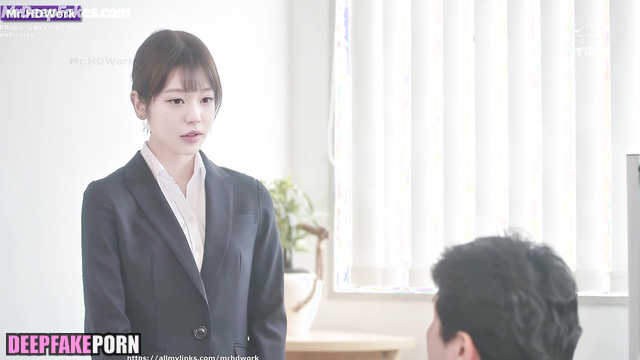 Brunette moaning when you fucking her in doggystyle, fake Wonyoung アイヴ 性別