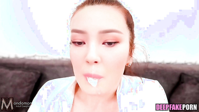 She likes your sperm on her face / Nancy (モモランド インターネットの有名人) real fake [PREMIUM]