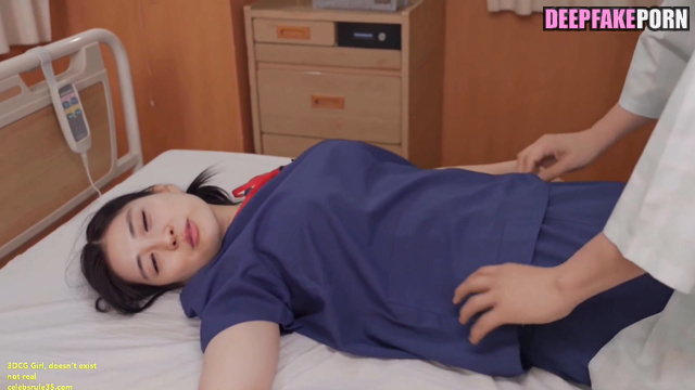 (大友花恋 フェイクポルノ) rude doctor fucked her suddenly - Otomo Karen face swap