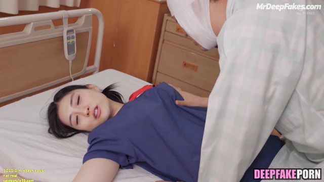 (大友花恋 フェイクポルノ) rude doctor fucked her suddenly - Otomo Karen face swap