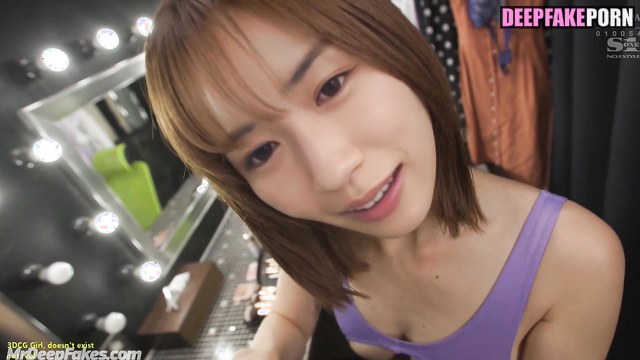 Fan snuck into her dressing room and fucked - Mei Nagano (永野 芽郁 性別) A.I.